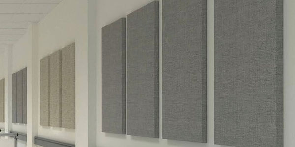 Acoustical Tiles on the Wall